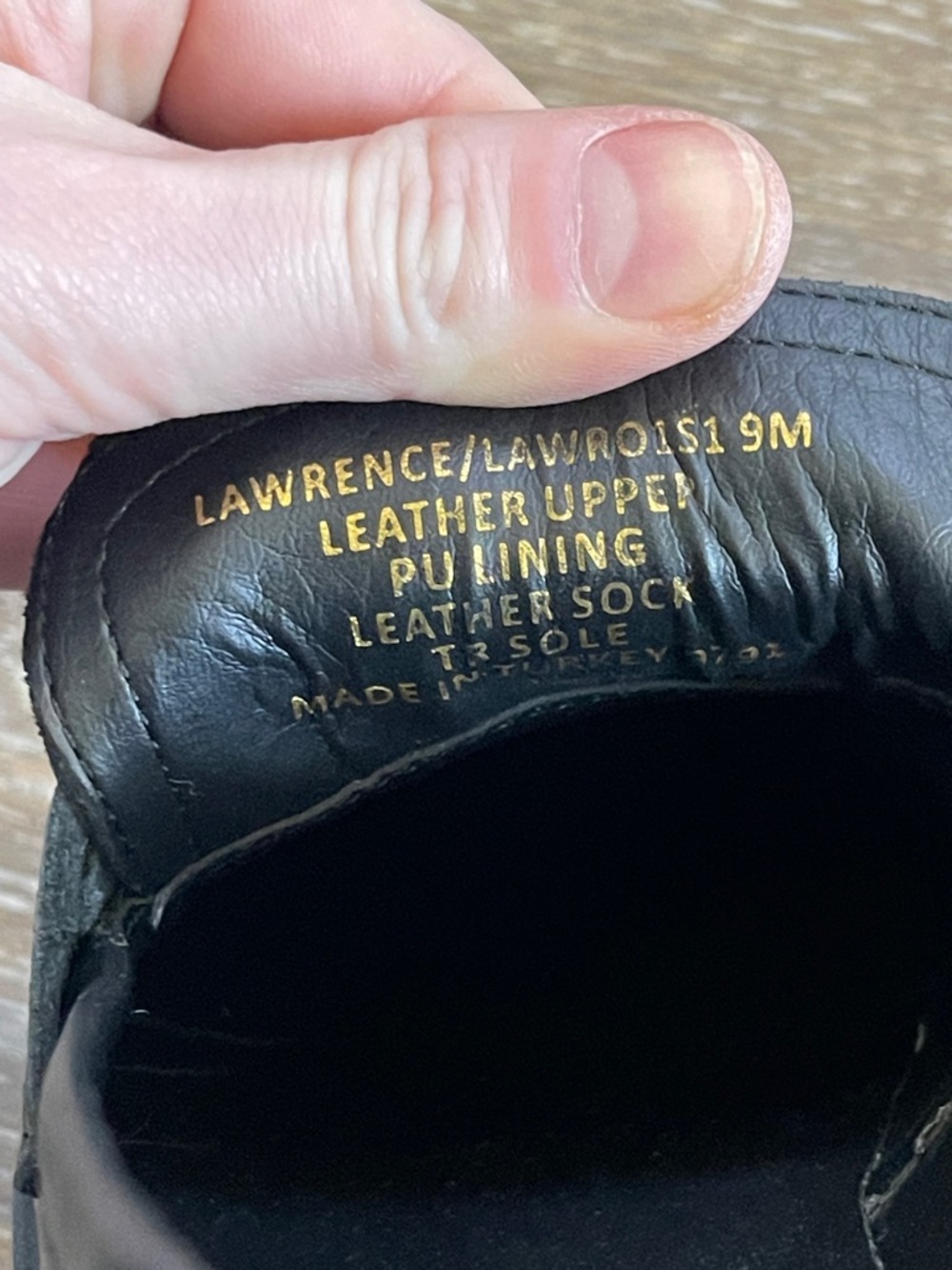 Steve Madden Lawrence Black Leather Lug-Sole Penny Loafers Y2K - Picture 5 of 8
